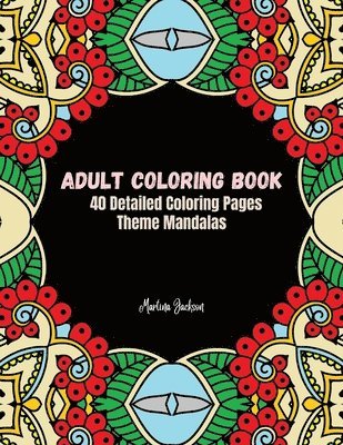 Adult Coloring Book Mandalas 1