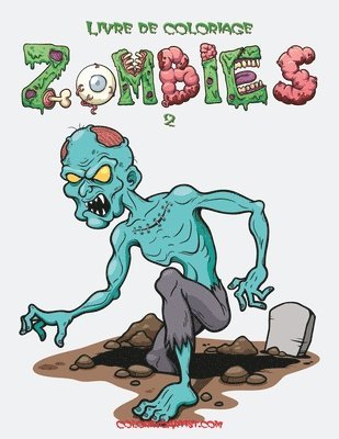 bokomslag Livre de coloriage Zombies 2