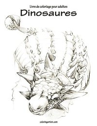 bokomslag Livre de coloriage pour adultes Dinosaures 1