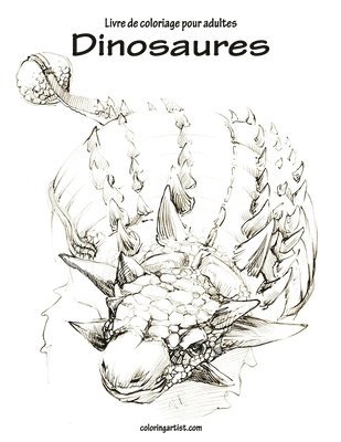 Livre de coloriage pour adultes Dinosaures 1 1