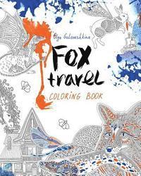 bokomslag Fox travel: Coloring book