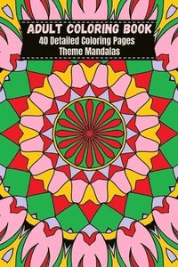 bokomslag Adult Coloring Book 6x9 Mandalas