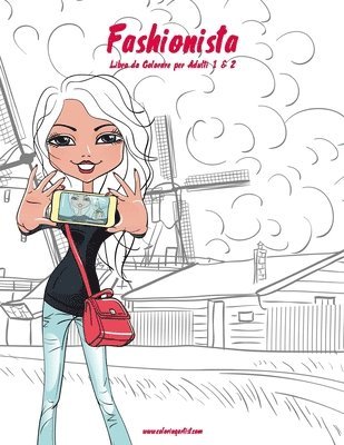 bokomslag Fashionista Libro da Colorare per Adulti 1 & 2