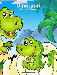 bokomslag Dinosauri Libro da Colorare 1