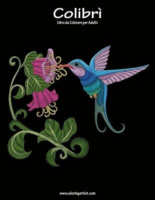 bokomslag Colibrì Libro da Colorare per Adulti 1