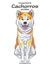 bokomslag Livro para Colorir de Cachorros para Adultos 1