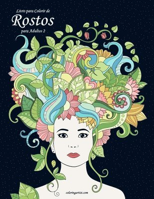 Livro para Colorir de Rostos para Adultos 2 1