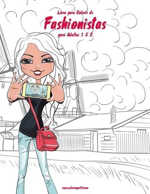 bokomslag Livro para Colorir de Fashionistas para Adultos 1 & 2