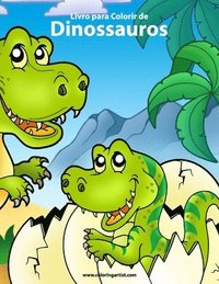 bokomslag Livro para Colorir de Dinossauros 1