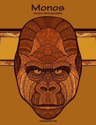 Nick Snels - Monos libro para colorear para adultos 1, Häftad