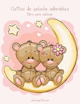 bokomslag Ositos de peluche adorables libro para colorear 1