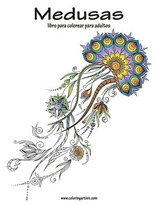 bokomslag Medusas libro para colorear para adultos 1