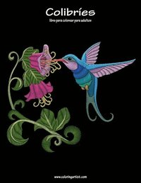 bokomslag Colibríes libro para colorear para adultos 1