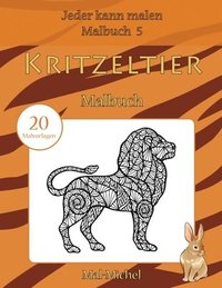 bokomslag Kritzeltier Malbuch: 20 Malvorlagen