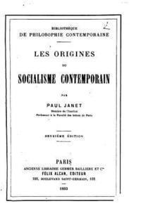 Les origines du socialisme contemporain 1