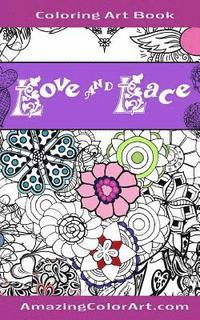 bokomslag Love and Lace Coloring Art Book - Pocket Size: By Amazing Color Art