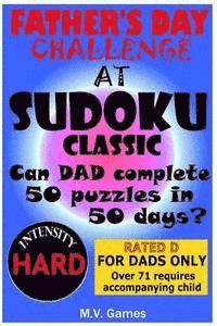 bokomslag Father's Day Sudoku Challenge - Hard: 50 Puzzles in 50 Days
