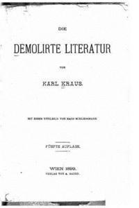 Karl Kraus - Demolirte Litteratur, Häftad