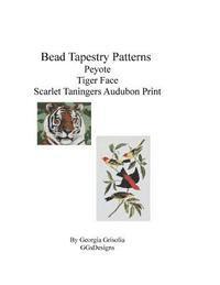 bokomslag Bead Tapestry Patterns Peyote Tiger Face Scarlet Taningers Audubon Print