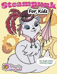 bokomslag Steampunk for Kids: Coloring Book