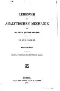 bokomslag Lehrbuch Der Analytischen Mechanik