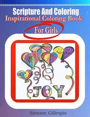 bokomslag Scripture And Coloring: Inspirational Coloring Book For Girls