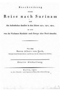 bokomslag Beschreibung einer Reise nach Surinam und des Aufenthaltes daselbst in den Jahren 1805, 1806, 1807, so wie von des Verfassers Ruckkehr nach Europa ube