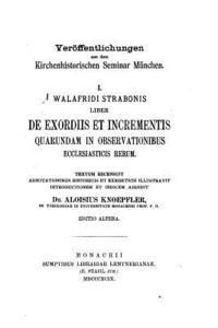 bokomslag Walafridi Strabonis liber De exordiis et incrementis