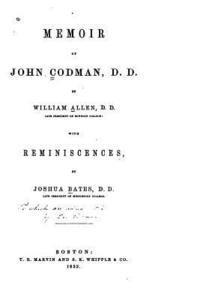bokomslag Memoir of John Codman, D. D.