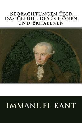 bokomslag Beobachtungen über das Gefühl des Schönen und Erhabenen