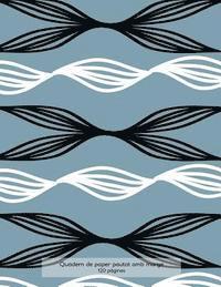 Spicy Journals Cat - Quadern de paper pautat amb marge, 120 pàgines: Quadern de coberta de negre i blanc, quadern de paper pautat amb marge, perfectament enquadernat, idon, Häftad