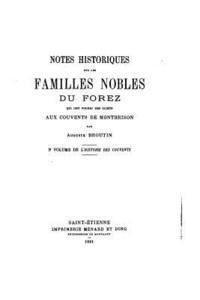 bokomslag Notes Historiques Sur Le Familles Nobles Du Forez