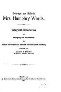 bokomslag Beiträge zur Stilistik Mrs. Humphry Ward