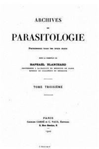 bokomslag Archives de parasitologie