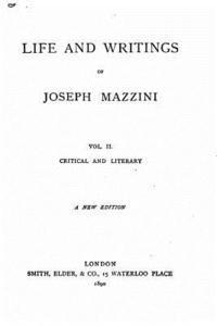 bokomslag Life and Writings of Joseph Mazzini