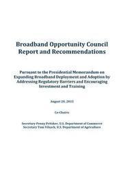 bokomslag Broadband Opportunity Council Report and Recommendations