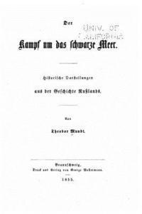 bokomslag Der Kampf um das schwarze Meer Historische Darstellungen aus der Geschichte Russlands