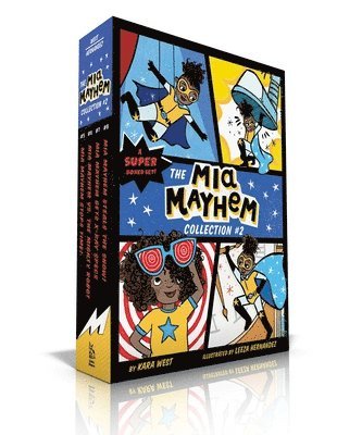 The MIA Mayhem Collection #2 (Boxed Set): MIA Mayhem Stops Time!; MIA Mayhem vs. the Mighty Robot; MIA Mayhem Gets X-Ray Specs; MIA Mayhem Steals the