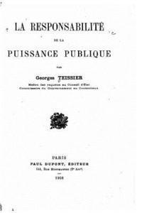 bokomslag La responsabilité de la puissance publique