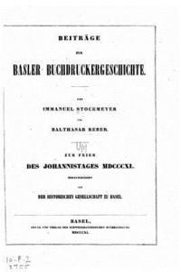 bokomslag Beiträge zur Basler buchdruckergeschichte