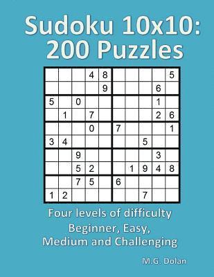 bokomslag Sudoku 10x10: 200 Puzzles