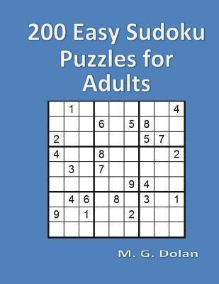 bokomslag 200 Easy Sudoku Puzzles for Adults