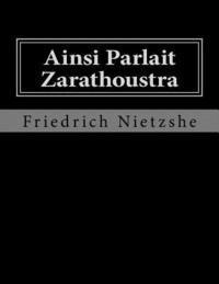 bokomslag Ainsi Parlait Zarathoustra