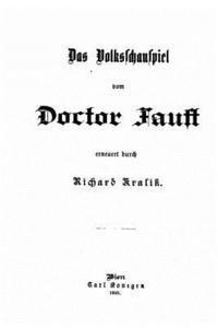 bokomslag Das Volksschauspiel Vom Doctor Faust