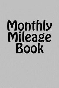 bokomslag Monthly Mileage Book