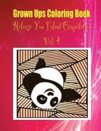 Grown Ups Coloring Book Release You Talent Compilation Vol. 4 Mandalas 1