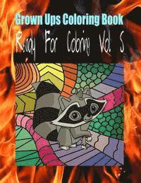 bokomslag Grown Ups Coloring Book Ready For Coloring Vol. 5 Mandalas