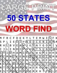 bokomslag 50 States Large Print Word Find