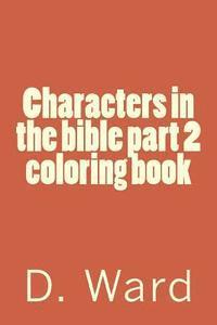 bokomslag Characters in the bible part 2 coloring book