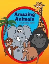 bokomslag Amazing Animals Coloring Book